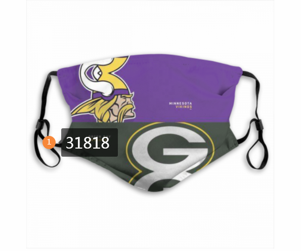 NFL Green Bay Packers  1372020 Dust mask with filter